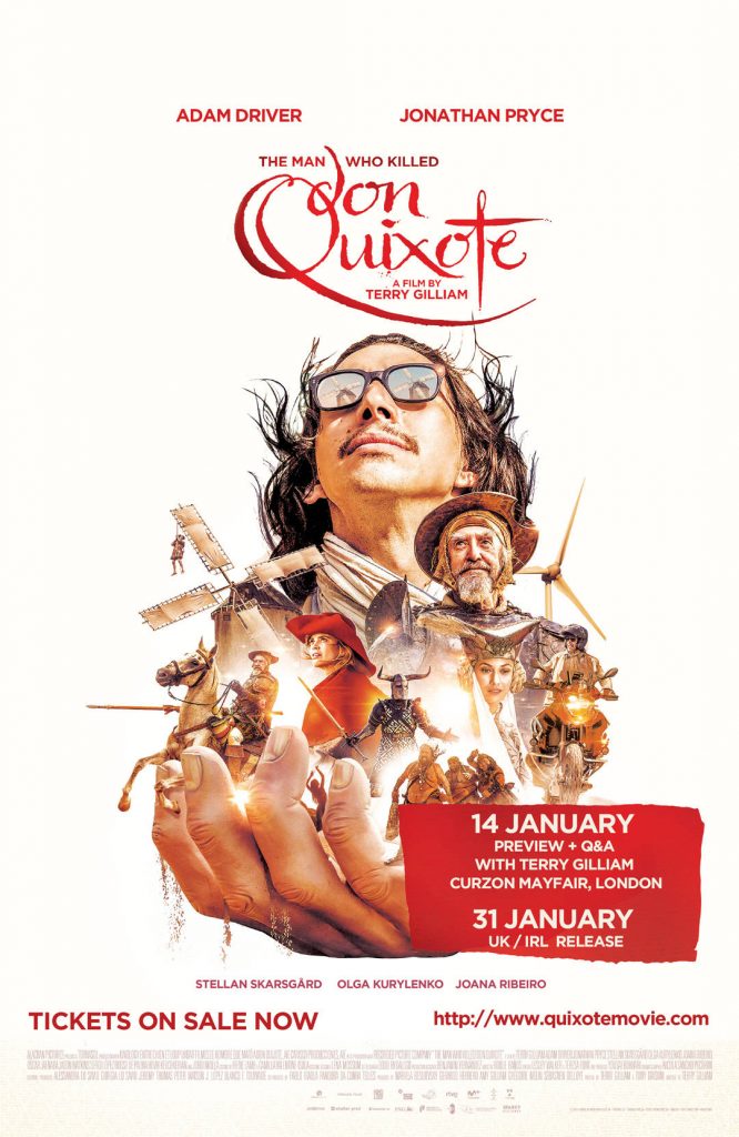 Terry Gilliam's Quixote Premiers in UK/Ireland
