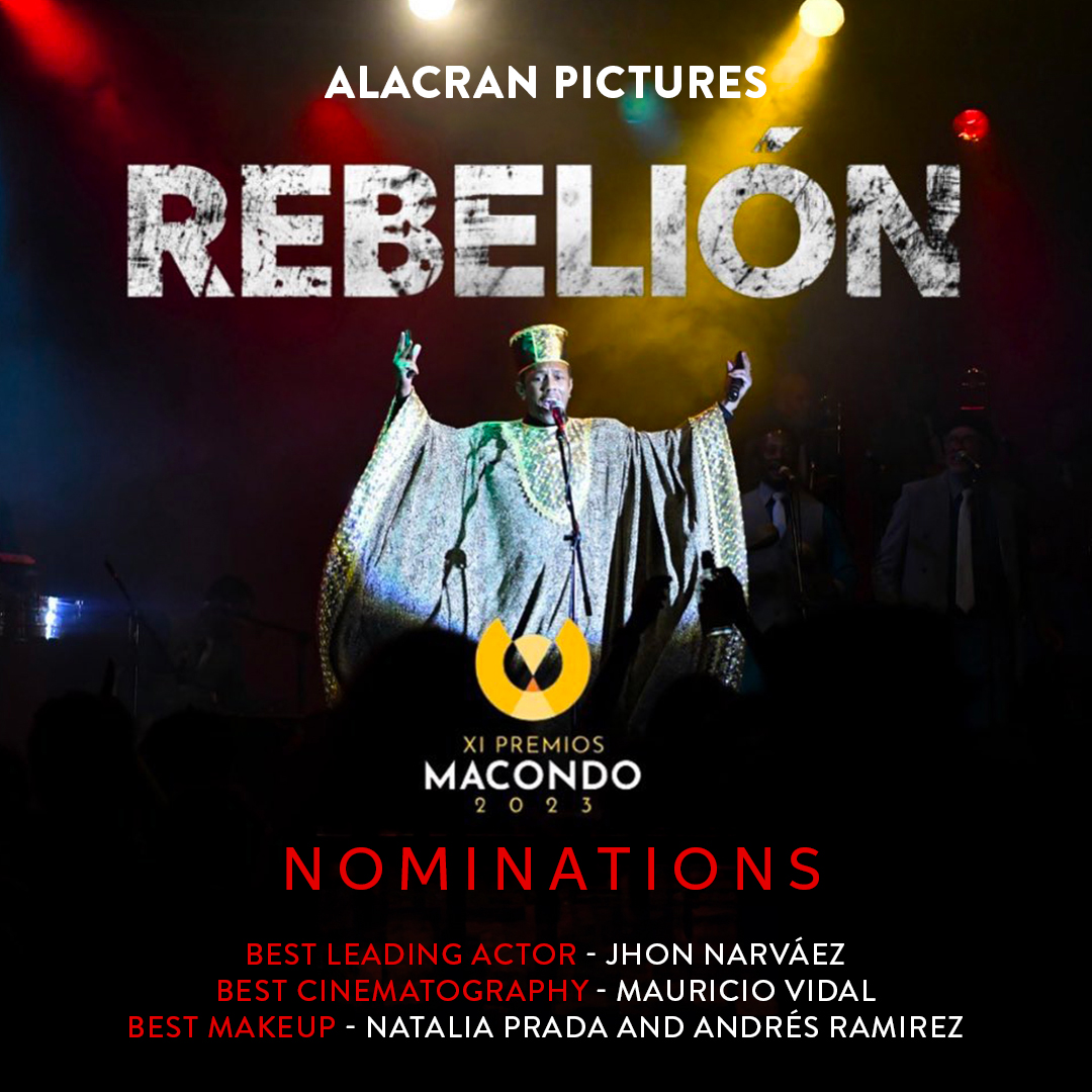 Rebelion Nominated to Macondo Awards